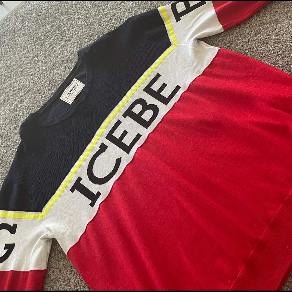 Authentic Iceberg sweater.